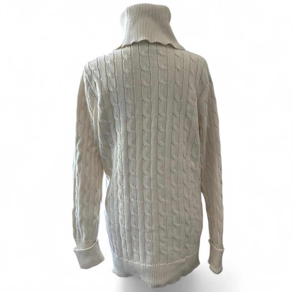 Cream Cable Knit Sweater - Picture 5 of 7